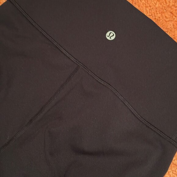 Like New Lululemon X Soulcycle Wunder Under Crop High-Rise 23" Black Leggings 4 - Picture 6 of 11